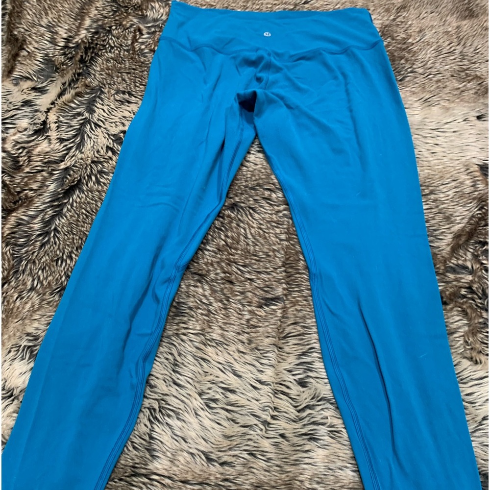 Lululemon Align Pant 28" Teal leggings Size 12